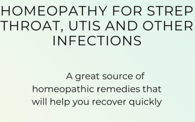 FREE E-Book Homeopathy for Strep Throat, UTIs and other infections.